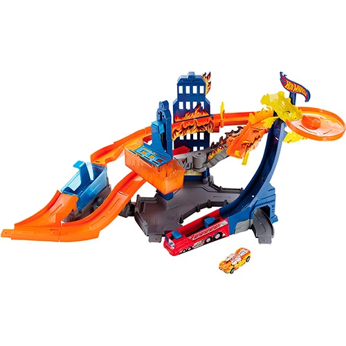 Hot Wheels Color Shifters Flame Fighter Playset Hot Wheels Color Shifters Flame Fighter Playset