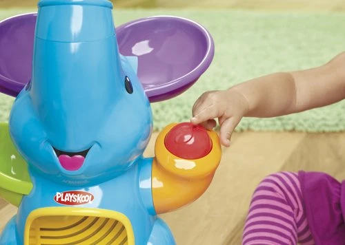Playskool Poppin’ Park Elefun Busy Ball Popper – Blue - بلاي سكول - Image 5