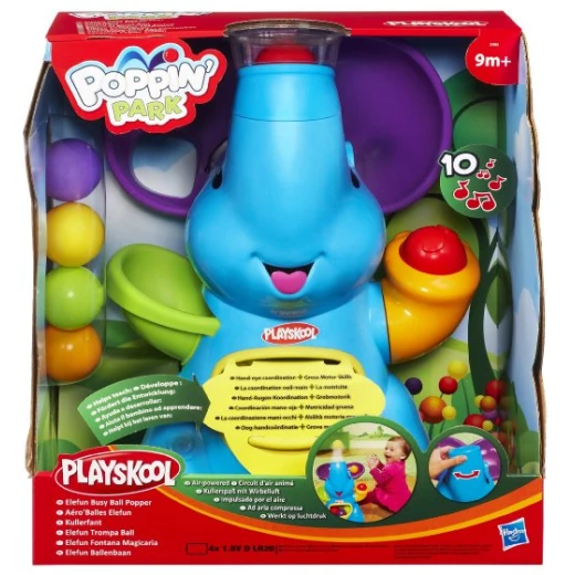 Playskool Poppin’ Park Elefun Busy Ball Popper – Blue - بلاي سكول - Image 2