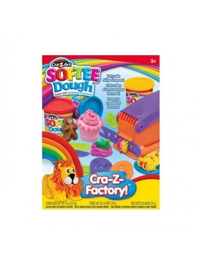 CRAZART - SOFTEE DOUGH SUPER HAIR & PLAY SHOP ASST - كري-زي-آرت