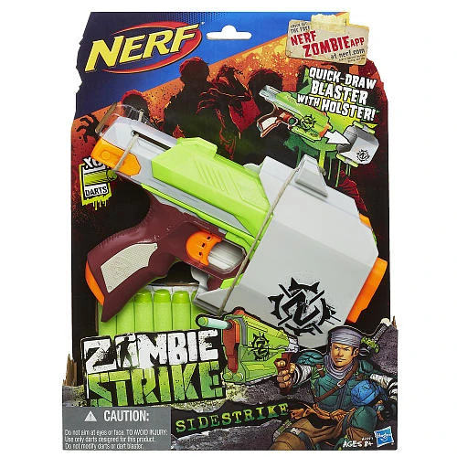 NERF Zombie Strike Sidestrike Blaster NERF Zombie Strike Sidestrike Blaster