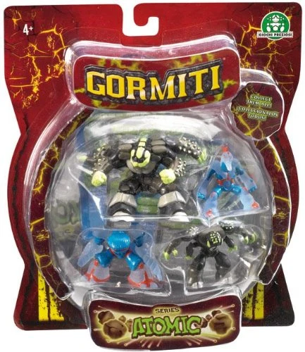 Atomic Gormiti Four Figure Blister Pack Atomic Gormiti Four Figure Blister Pack