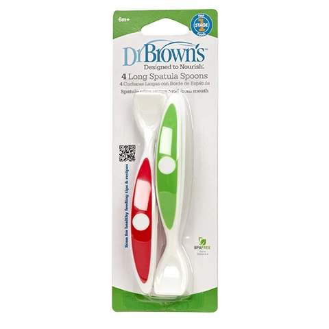 Dr. Brown Spatula Spoon, 4-Pack Dr. Brown Spatula Spoon, 4-Pack