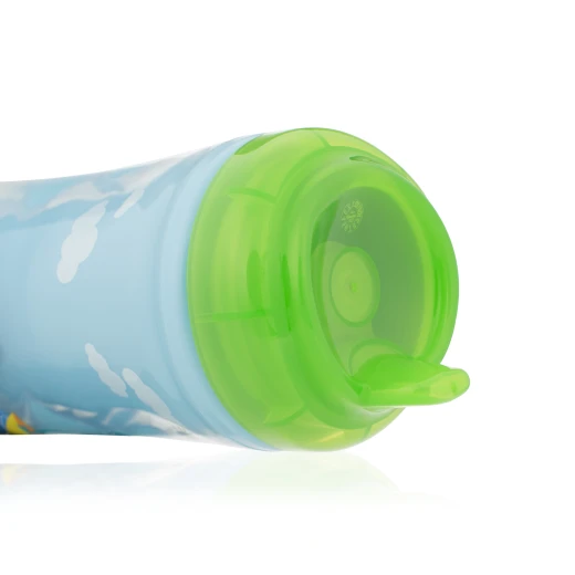 Dr. Brown's Hard-Spout Insulated Cup Blue Dino - 12+ Months - دكتور براونز - Image 2