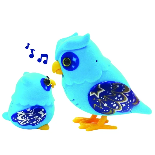 Little Live Pets S2 Tweet Talking Owl And Baby - أزرق Little Live Pets S2 Tweet Talking Owl And Baby - أزرق