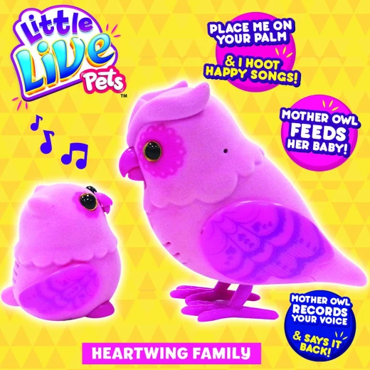 Little Live Pets S2 Tweet Talking Owl And Baby - أزرق - ليتل لايف بيتس - Image 5