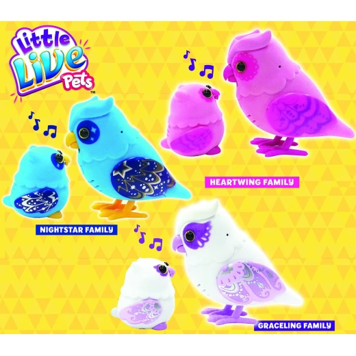 Little Live Pets S2 Tweet Talking Owl And Baby - أزرق - ليتل لايف بيتس - Image 6