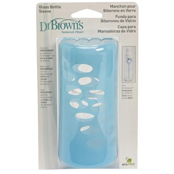 Dr. Brown's Protective Bottle Sleeve - Light Blue  8 oz / 250 ml - دكتور براونز