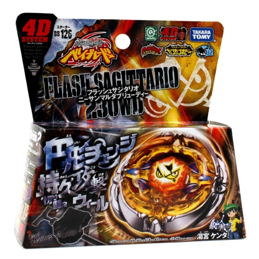 Beyblades BB126 Metal Fusion Flash Sagittario Starter Set
