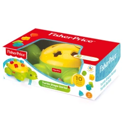 Fisher Price Turtle Shape Sorter Toddler Toy Shape Recognition & Dexterity Development Educational Baby Toy