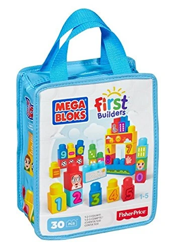 Mega Bloks First Builders 1-2-3 Count, 30-Piece (Bag) Mega Bloks First Builders 1-2-3 Count, 30-Piece (Bag)