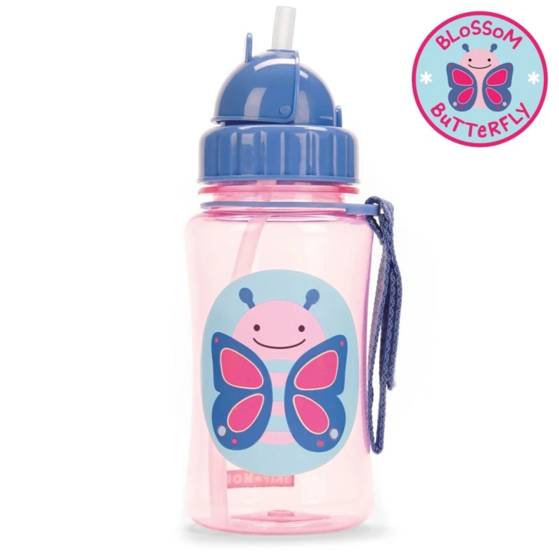 Skip Hop Zoo Straw Bottle - Butterfly - Skip Hop