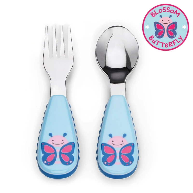 Skip Hop Zootensils & Spoon - Butterfly - سكيب هوب