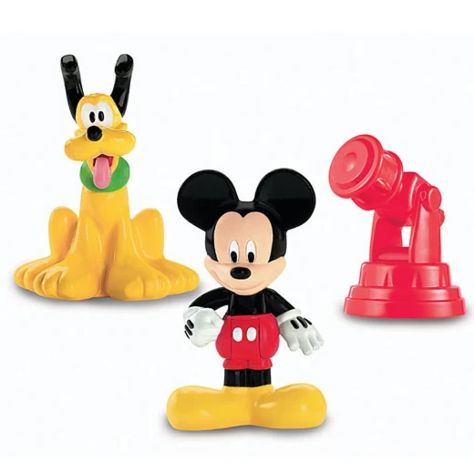 Disney Mickey Mouse Clubhouse Classic Mickey & Pluto Figures with Telescope Disney Mickey Mouse Clubhouse Classic Mickey & Pluto Figures with Telescope