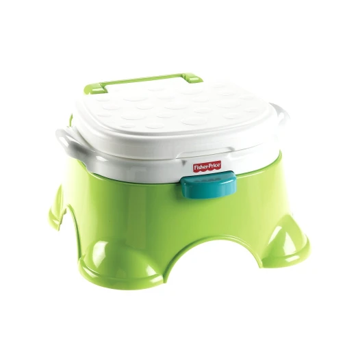Fisher Price Stepstool Potty Green - فيشر برايس - Image 2