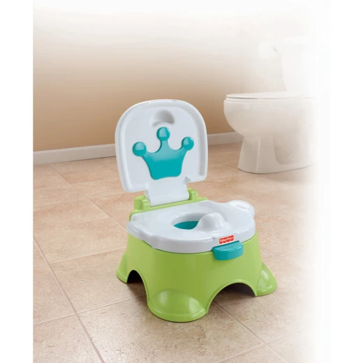 Fisher Price Stepstool Potty Green - فيشر برايس - Image 3