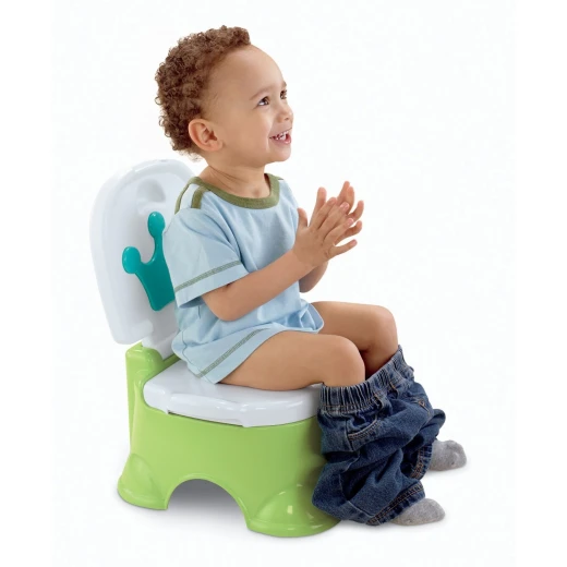 Fisher Price Stepstool Potty Green - فيشر برايس - Image 4