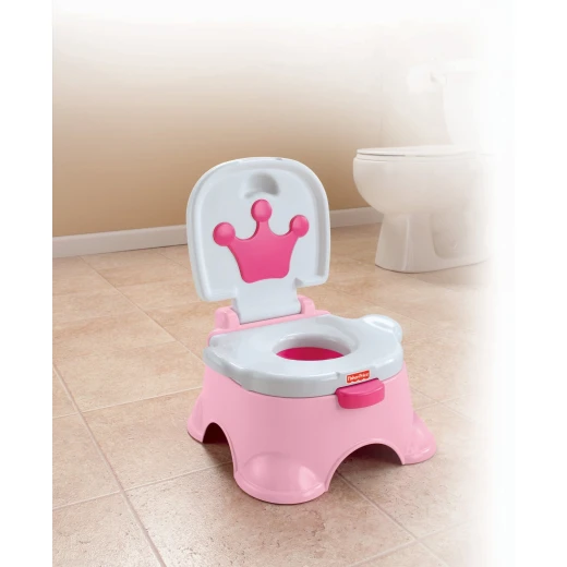 Fisher Price Stepstool Potty Princess Pink - فيشر برايس - Image 5