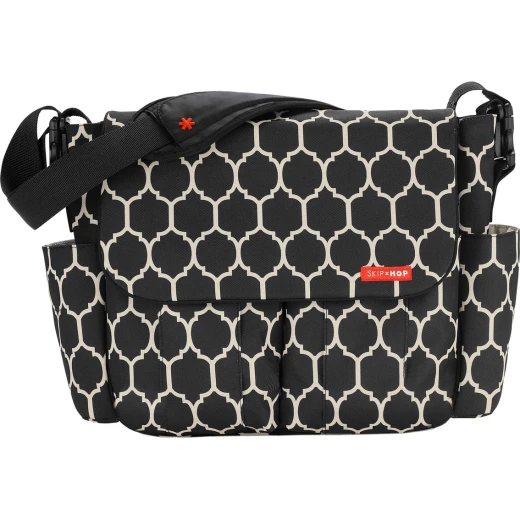 Skip Hop Dash Messenger Diaper Bag, Onyx Tile Skip Hop Dash Messenger Diaper Bag, Onyx Tile