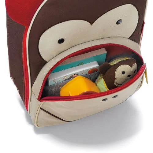 Skip Hop Zoo Little Kid Travel Rolling Luggage Backpack - Monkey - Skip Hop - Image 2