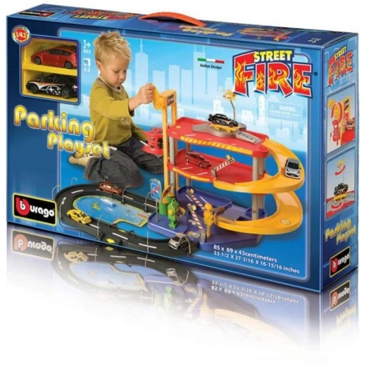 مجموعة لعب وقوف السيارات في شارع BURAGO COLLEZIONE STREETFIRE مجموعة لعب وقوف السيارات في شارع BURAGO COLLEZIONE STREETFIRE