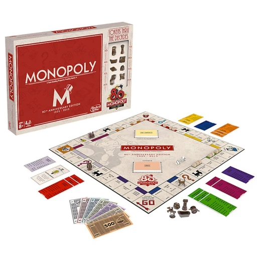 MONOPOLY 80TH ANNIVERSARY EDITION MONOPOLY 80TH ANNIVERSARY EDITION