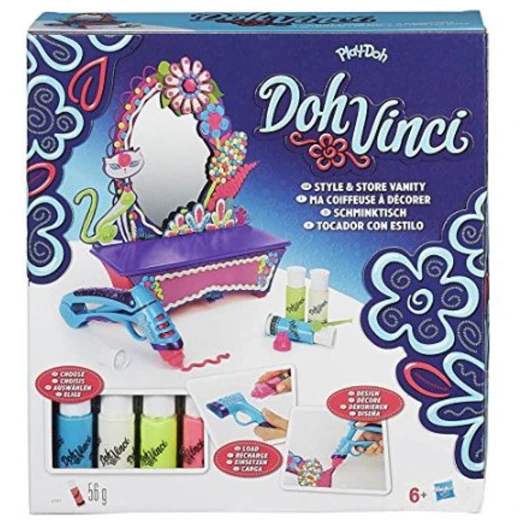 Play-Doh - Doh Vinci Style And Store Vanity Play-Doh - Doh Vinci Style And Store Vanity