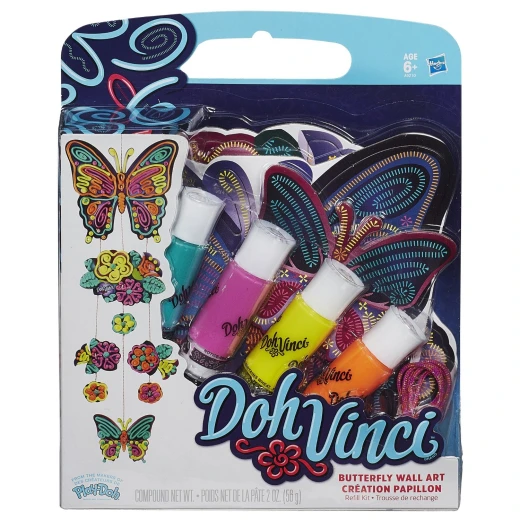Play-Doh Doh Vinci Butterfly Wall Art Play-Doh Doh Vinci Butterfly Wall Art