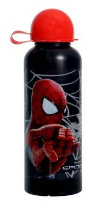 Spider man Plastic Bottle - Black - نيو بوي