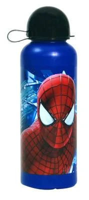 Spider man Plastic Bottle - Blue - هاكان كانتا