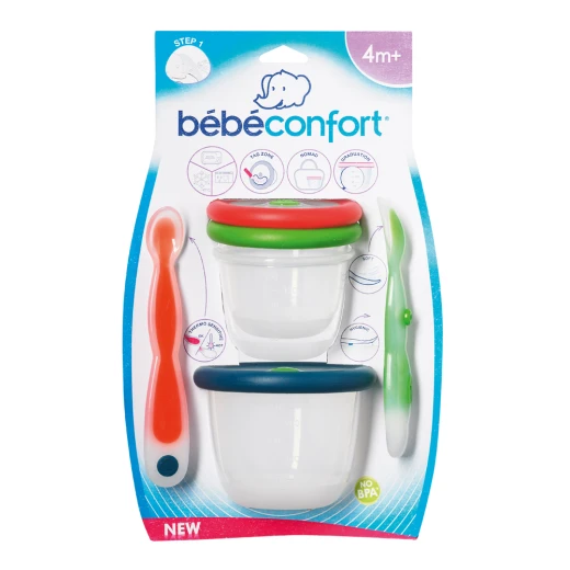 Bébé Confort Set Cups And Spoons Step One Bébé Confort Set Cups And Spoons Step One