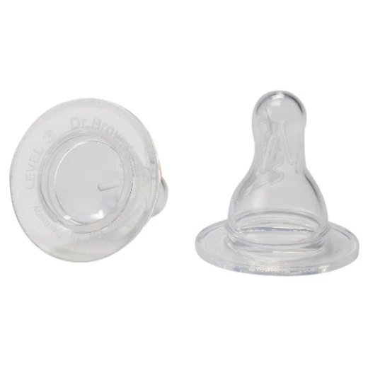 Dr. Brown's Natural Flow Level 3 Standard Nipple - دكتور براونز - Image 2