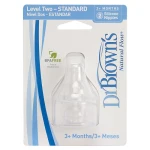 Dr. Brown's Natural Flow Level 2 Standard Nipple - دكتور براونز