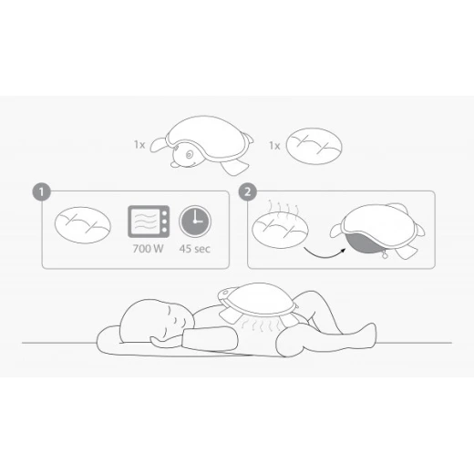 Doomoo Snoogy Warming Soft Toy - Pink - دووموو - Image 2