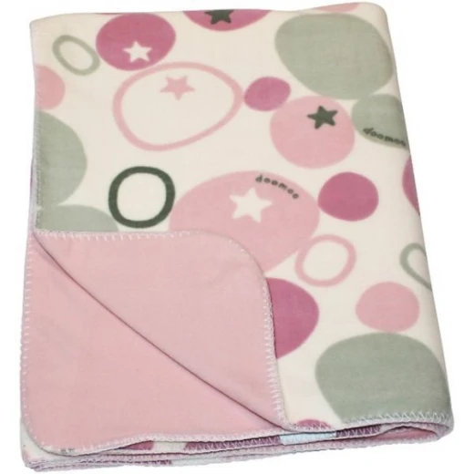 Doomoo Dream Baby Fleece Blanket (150 x 100 cm, stones  pink )