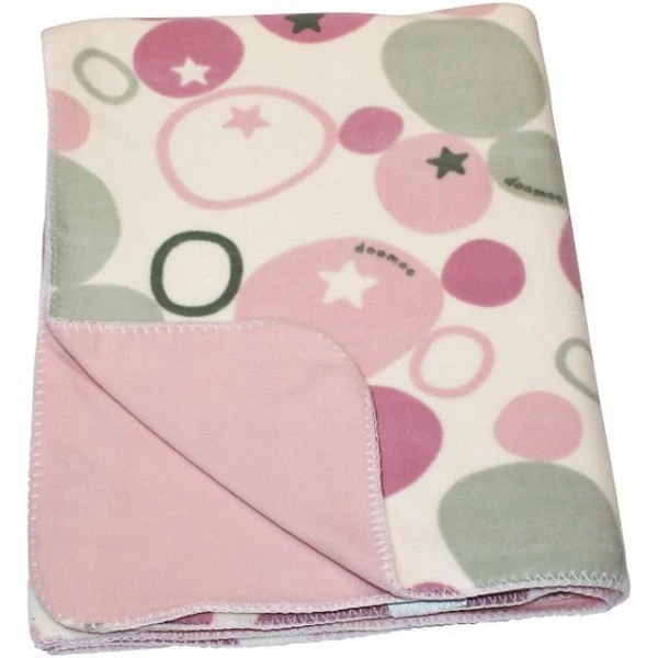Doomoo Dream Baby Fleece Blanket (150 x 100 cm, stones  pink ) - دووموو