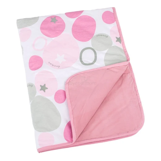 Doomoo Dream Baby Cotton Blanket (100 x 75 cm, Stones Pink) Doomoo Dream Baby Cotton Blanket (100 x 75 cm, Stones Pink)