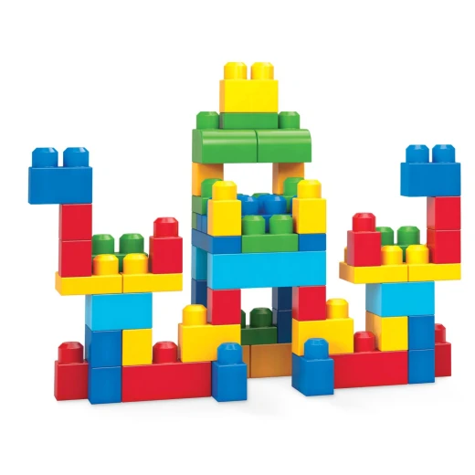 Mega Bloks-First Builders Big Building Bag, 60-Piece (Classic) - ميجا بلوكس - Image 3