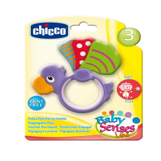 Chicco Baby Senses Parrot Rattle - تشيكو - Image 2