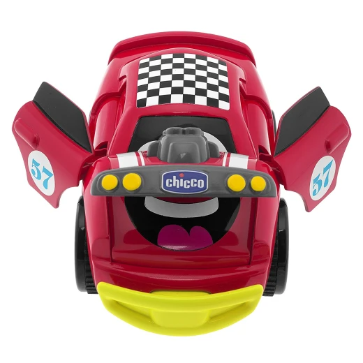 Chicco Turbo Touch Crash Car - Derby Red - تشيكو - Image 3