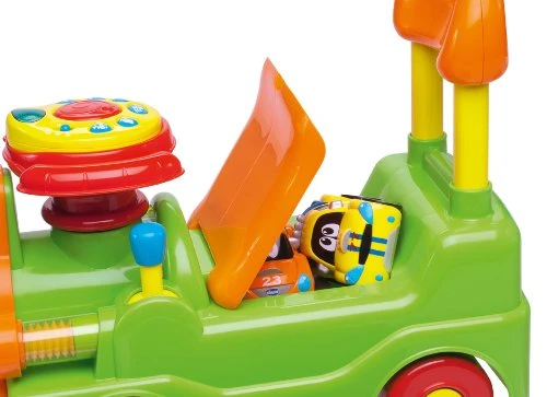 Chicco - Green and Orange New Loco Train Sit N Ride - تشيكو - Image 2