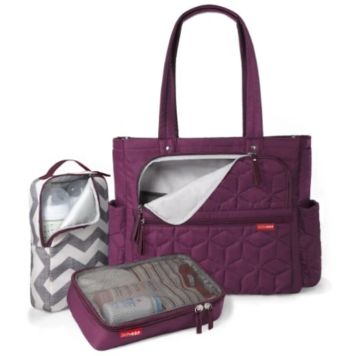 Skip Hop FORMA Pack & Go Diaper Tote, Berry - سكيب هوب - Image 6