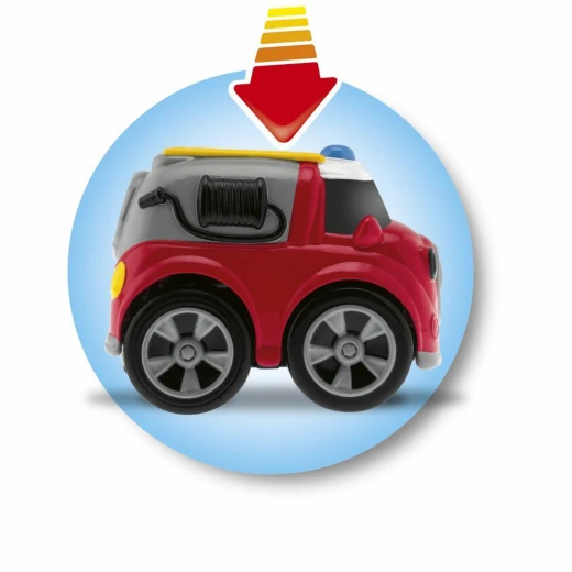 Chicco Toy Turbo Team Workers Fire Truck - تشيكو - Image 5
