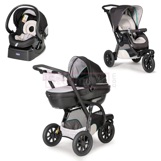 Chicco New Trio Activ3 with Kit Car DUNE - تشيكو - Image 2