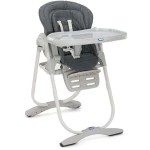 Chicco Polly Magic Graphite Highchair - تشيكو
