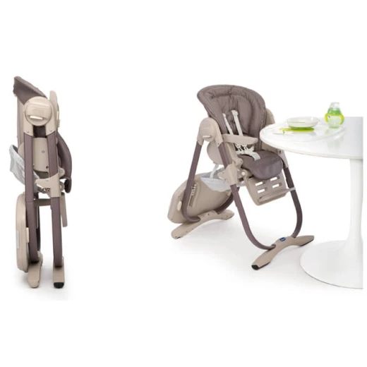 Chicco Polly Magic Graphite Highchair - تشيكو - Image 3