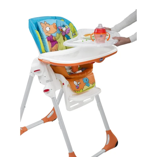 Chicco Polly Highchair (Wood Friends) - تشيكو - Image 3