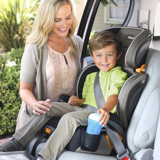 Chicco KidFit 2-in-1 Belt Positioning Booster, Paprika - تشيكو - Image 8
