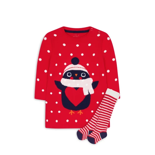 Primark Penguin Dress - 0+ Months