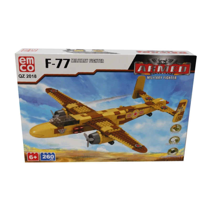 EMCO-MILITARY FIGHTER 260 Pieces - إمكو